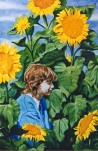 Among Sunflowers